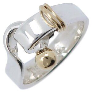 TIFFANY&Co. Hook & Eye Ring Silver925/K18 yellow gold #4.3(US Size) 4.3g Women